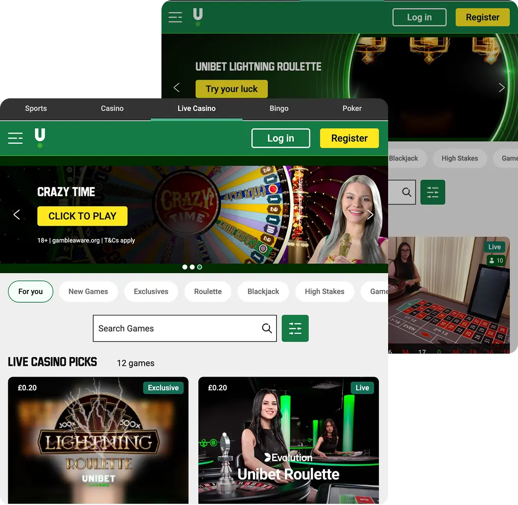 Unibet Roulette and live games