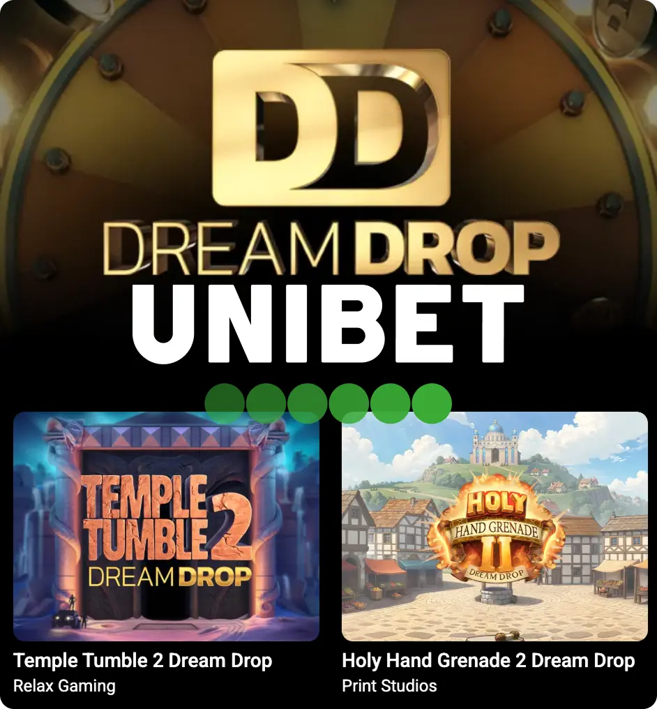 unibet games with dream drop jackpot feature